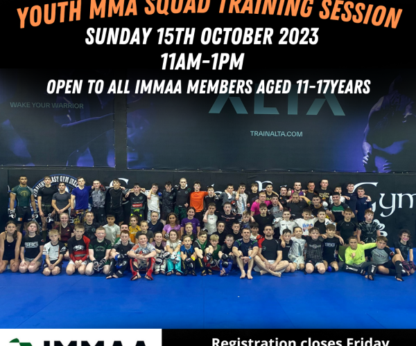 Youth MMA Squad Training Session October 15th 2023