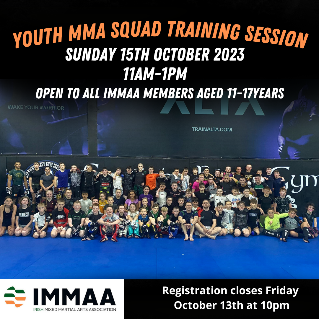 Youth MMA Squad Training Session October 15th 2023