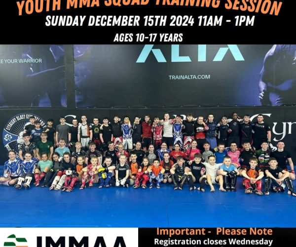 Youth MMA Squad Session December 15th