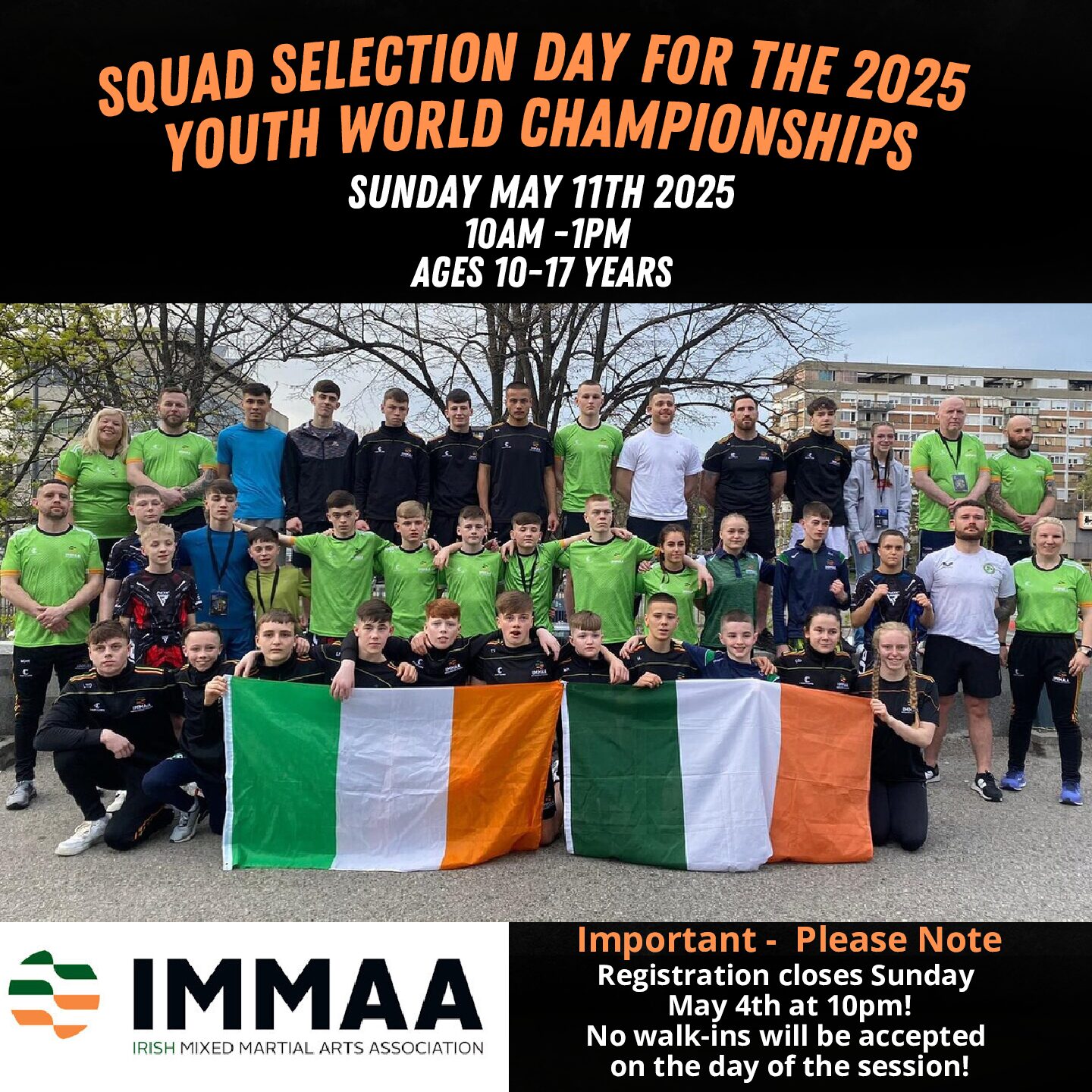 Youth Squad Selection & Squad Training Session